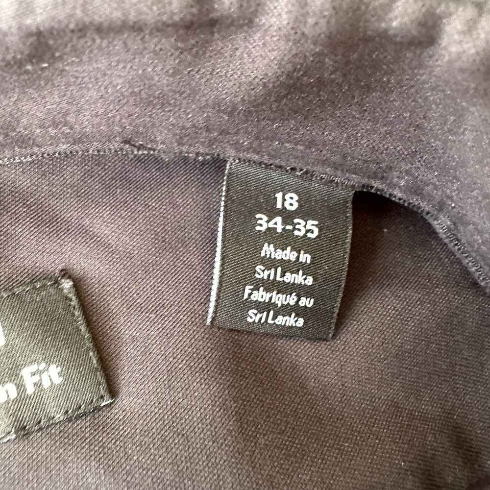 Black Nordstrom Dress Shirt / 18 - 34/35 - Picture 3 of 5